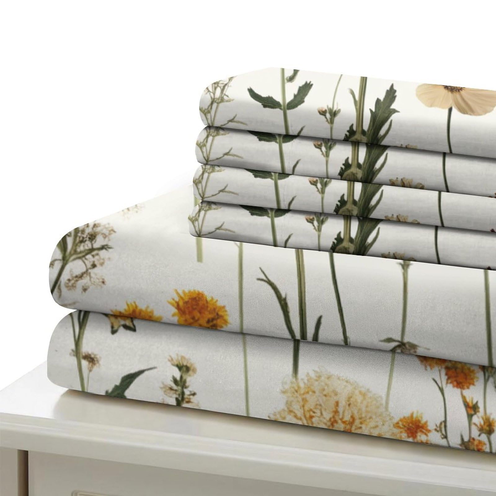Ropa De Cama con Diseño De Plantas y Flores En 3D Juego De Funda De Edredón De Geometría Juego De Ropa De Cama para Adultos Adolescentes Y Niños King（220x240cm）