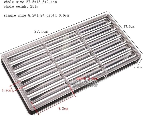 Miniatura 2 de 18 cavidades palos largos forma policarbonato PC chocolate molde caramelo fondant cubo de hielo moldes para hornear DIY suministros para hornear