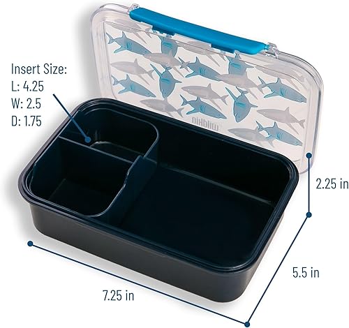 Miniatura 8 de Wildkin Recipiente de plástico para alimentos para niños y niñas, perfecto para guardería y preescolar, recipientes de almacenamiento de alimentos