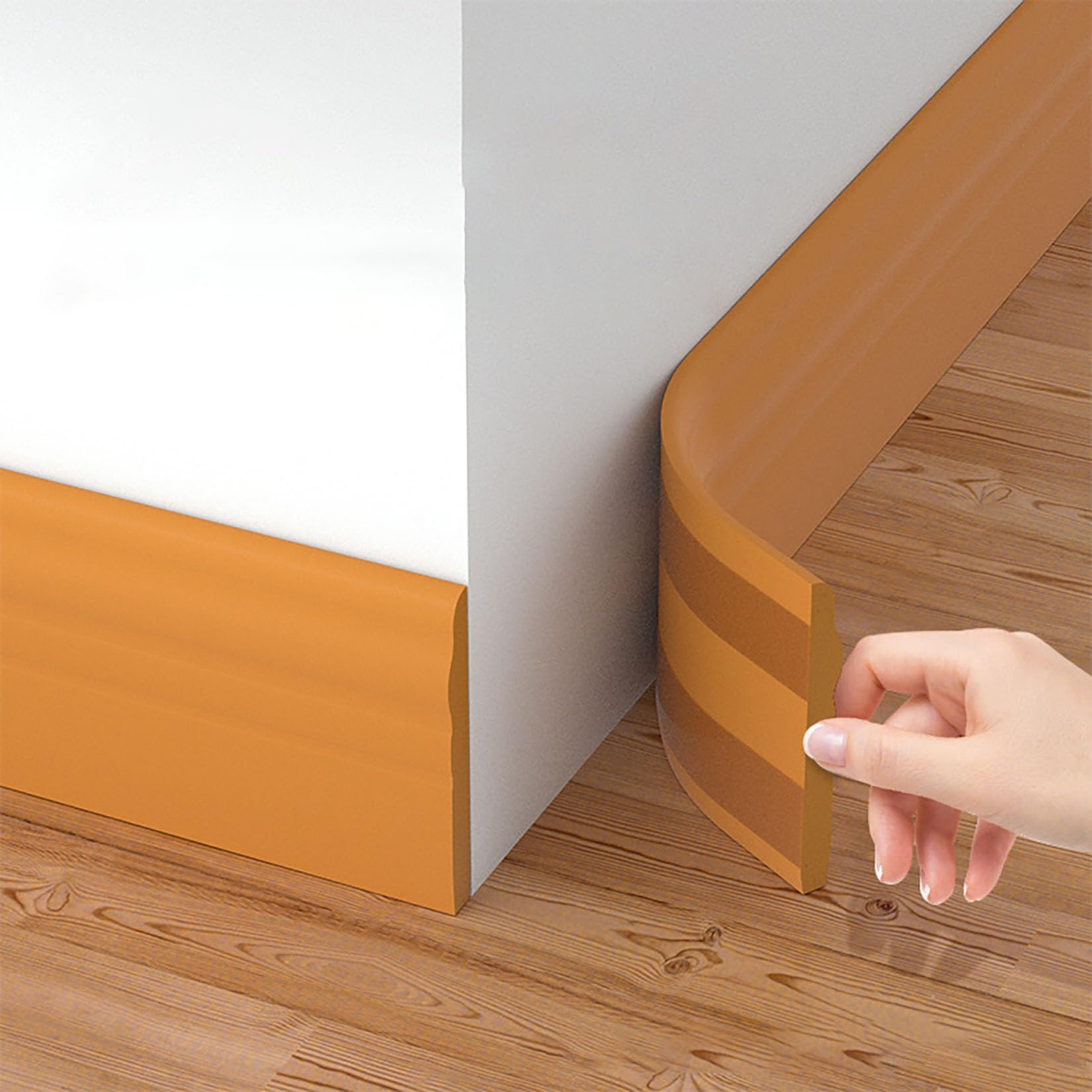 Plinthe NBR hauteur 12cm au design souple pour intérieur moderne