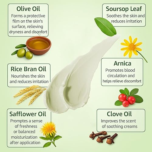 Miniatura 2 de Pomada NMD, NMD Pomada para Dolor con árnica, aceite de oliva, hoja de guanábana, cera de abejas, crema cómoda de máxima resistencia para músculos,