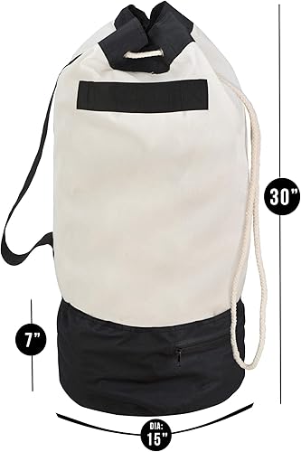 Miniatura 3 de Smart Design - Bolsa para lavado con asa para ropa deportes y lavandería- para la organización del hogar