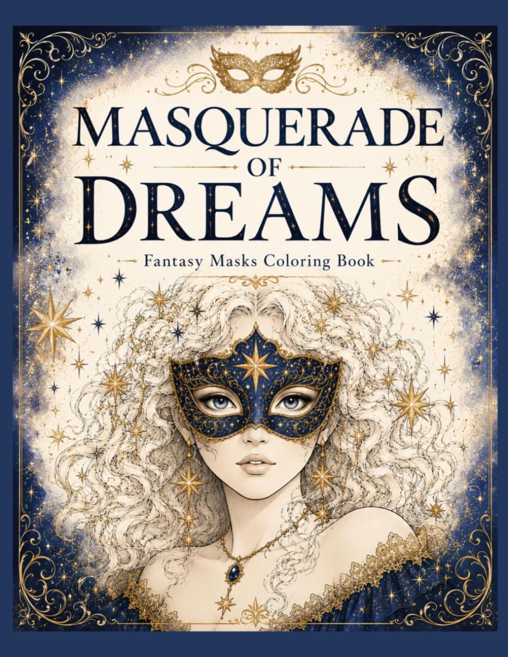 MASQUERADE OF DREAMS: Fantasy Masks Coloring Book