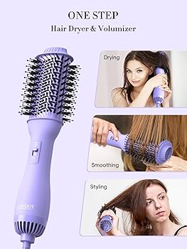 Amazon.com : LANDOT Hot Hair Blow Dryer Brush: One-Step HairDryer