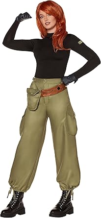 Amazon.com: Spirit Halloween Disney Adult Kim Possible Costume