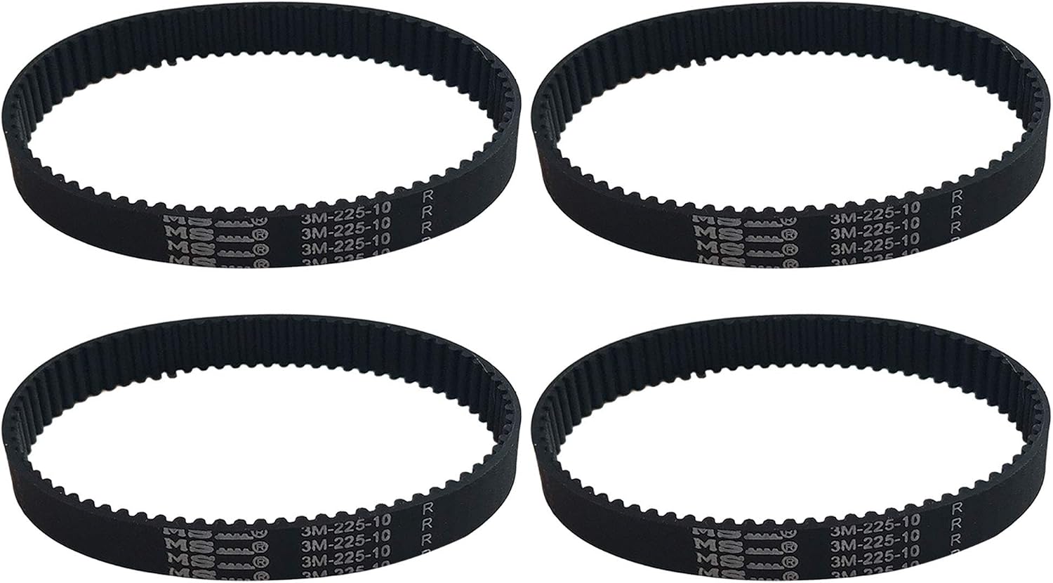 Crucial Vacuum Replacement Vacuum Geared Belts Compatible with Dyson Part # 911710-01,91171001 & Models DC17,10MM,10 MM (4 Pack)