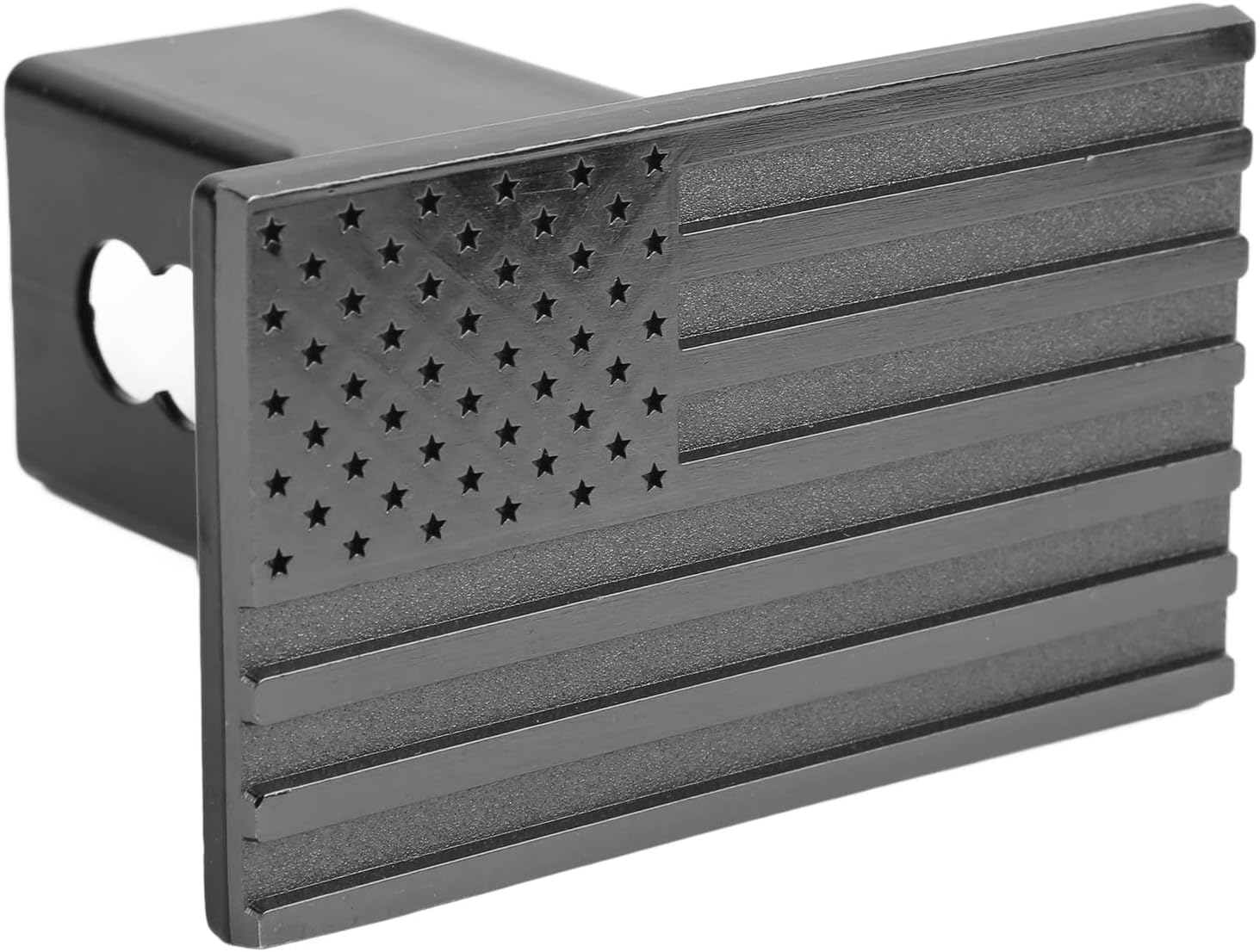 Trailer Hitch Cover, Flag Emblem Trailer Metal Hitch Cover Aluminum