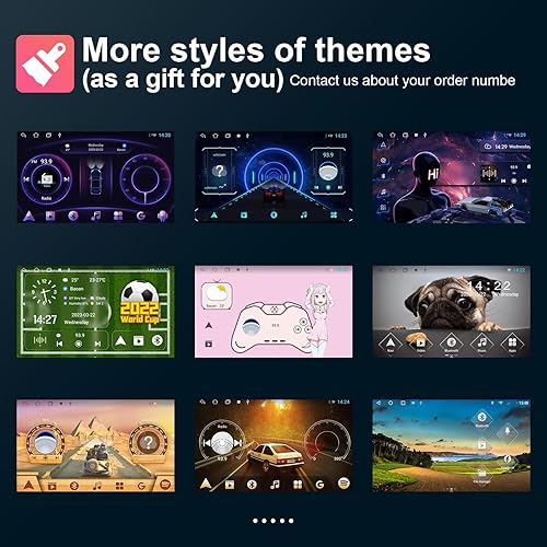 Miniatura 6 de Android 10 Double Din Car Stereo for Mazda 3 2004-2009 with 9 Inch Touchscreen Radio Built-in Wireless CarplayAndroid