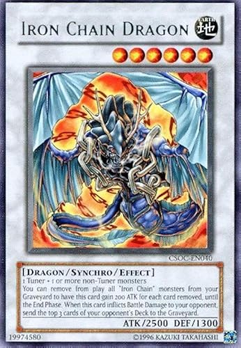 Yu-Gi-Oh! - Dragón de Cadena de Hierro (CSOC-EN040) - Encrucijada del Caos - Edición ilimitada - Raro