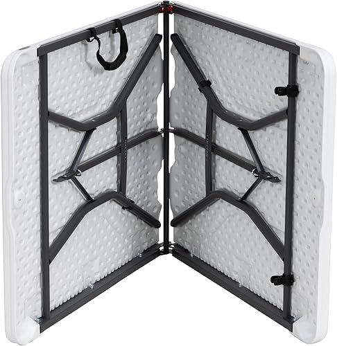 Miniatura 6 de Lifetime Plegable de 6 pies en media mesa, granito blanco