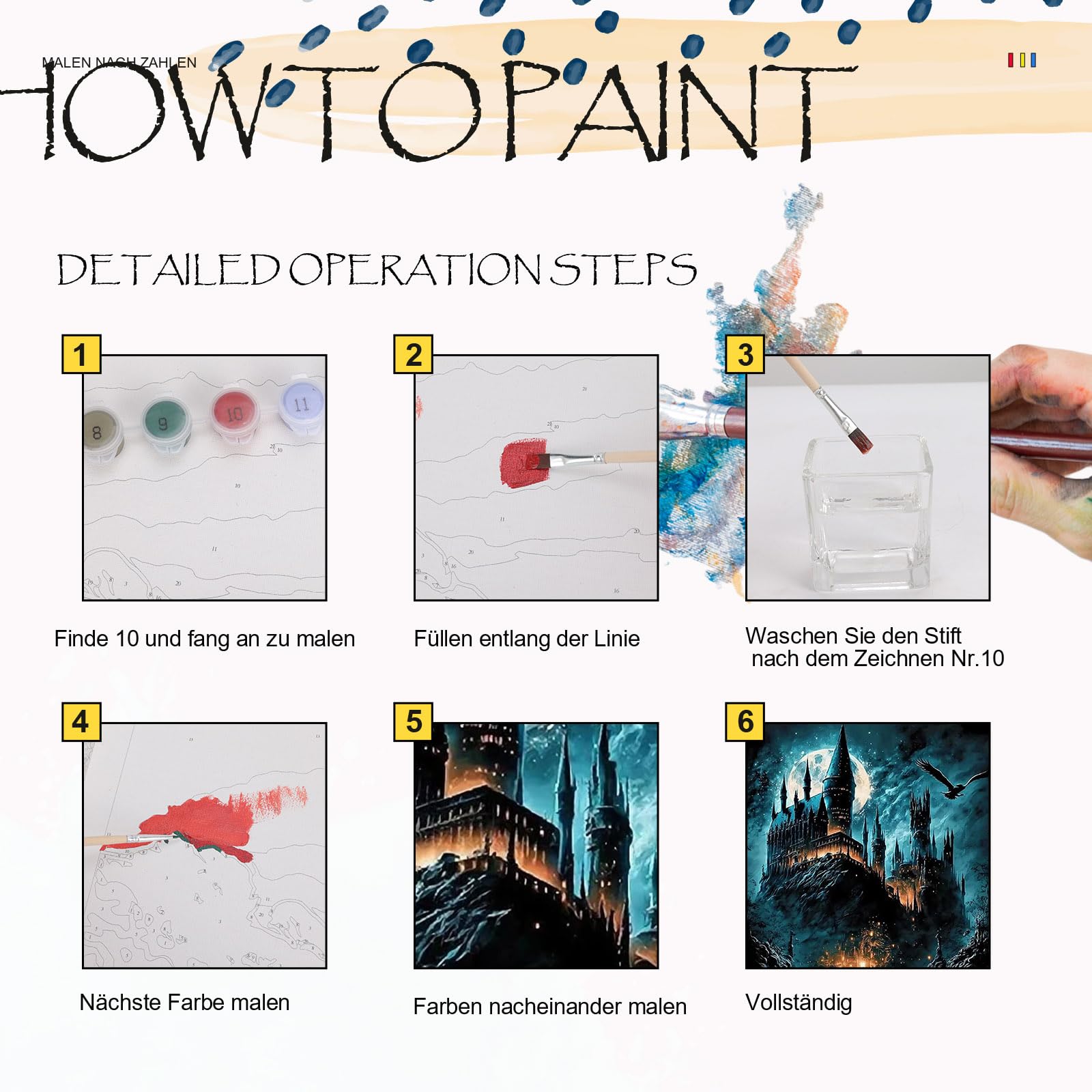 Schilderen op nummer Boeddha Thailand - Happy Dots | Dot Painting