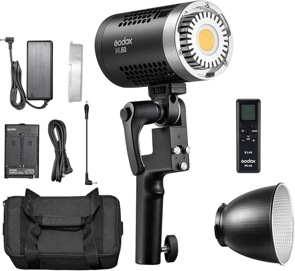 【新品】Godox ML60 LEDスタジオライト Godox ML60 LED light - Stewarts Photo