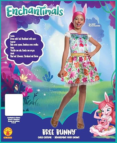 Miniatura 4 de Rubie's Enchantimals - Disfraz infantil de conejito, talla M, Conejo Bree
