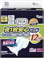 アテント　夜一枚　あんしん　パット　10回　特に多い　朝まで　グッスリ　尿取り アテント 夜1枚安心パッド 特に多い方でも朝までぐっすり 10回