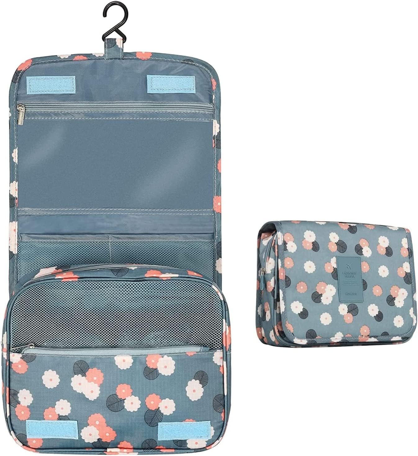 Hanging Toiletry Bag, Waterproof Travel Makeup Bag Portable Wash Bag