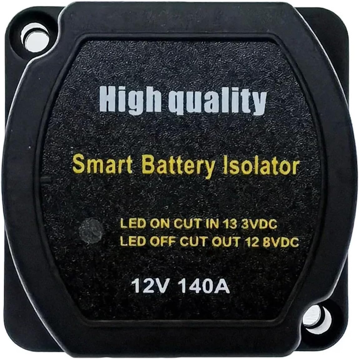 Voltage Sensitive Relay Dual Battery System Digital Display VSR 12V 140A Split Charge for Camper Car RV Yacht Smart Isolator(Normal)