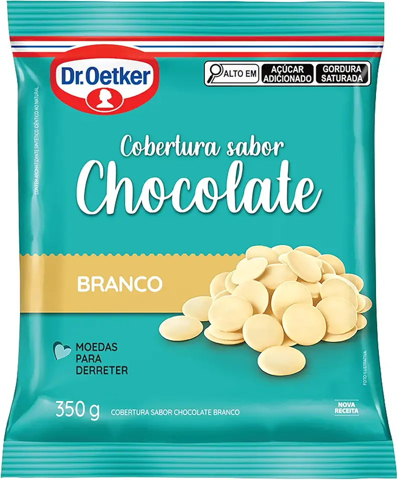 Cob. Moedas Chocolate Branco