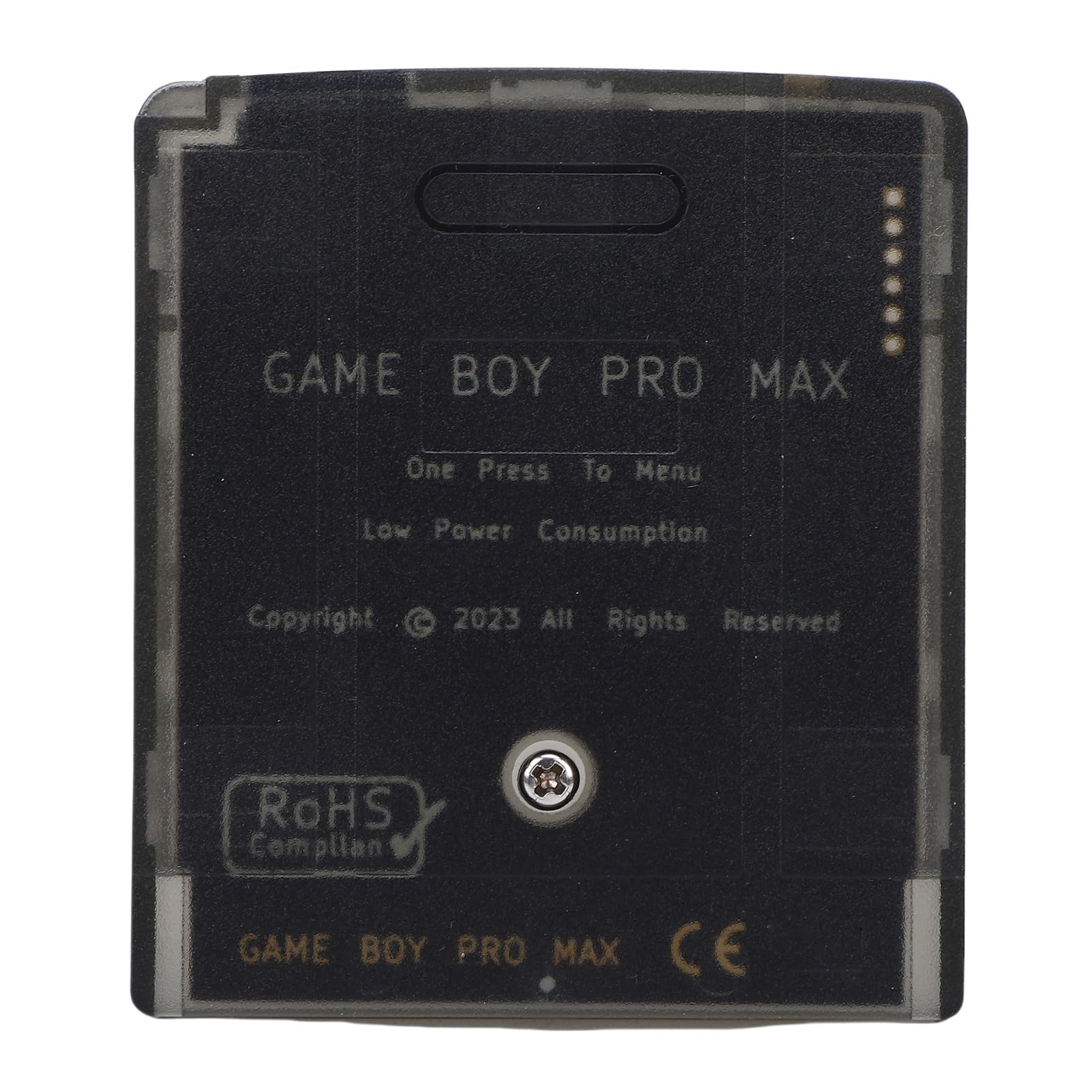 Diyeeni Cartouche Multi-Jeux 2588 Jeux en 1 pour Gameboy pour Gameboy Color pour Super Gameboy1/2, Carte Mémoire 8 Go, capacité Maximale de 64 Mbits, Boutons A B Personnalisés (Noir transparent)