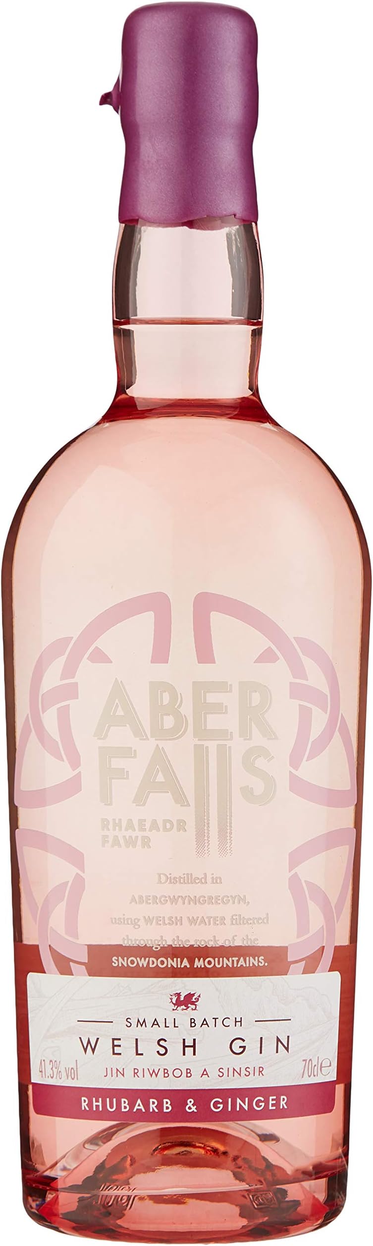Aber FallsRhubarb and Ginger Gin, 70cl (Packaging may vary)