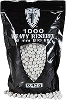 Vista 5 de Elite Force Tracer BBS Glow-in-The-Dark Premium 6mm Airsoft BBS Ammo, 1000 Count Biodegradable