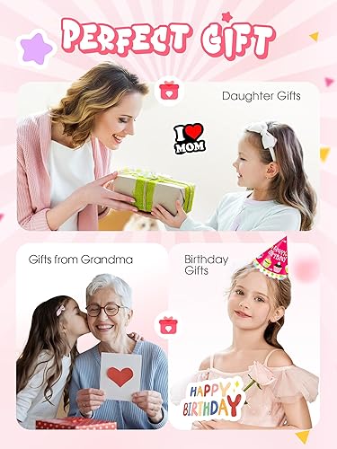 Miniatura 2 de Regalos de cumpleaños para niñas de 4, 5, 6, 7, 8, 9, 10, 11, 12, bolso para niñas, bolso cruzado para niñas preadolescentes y adolescentes, bolsa