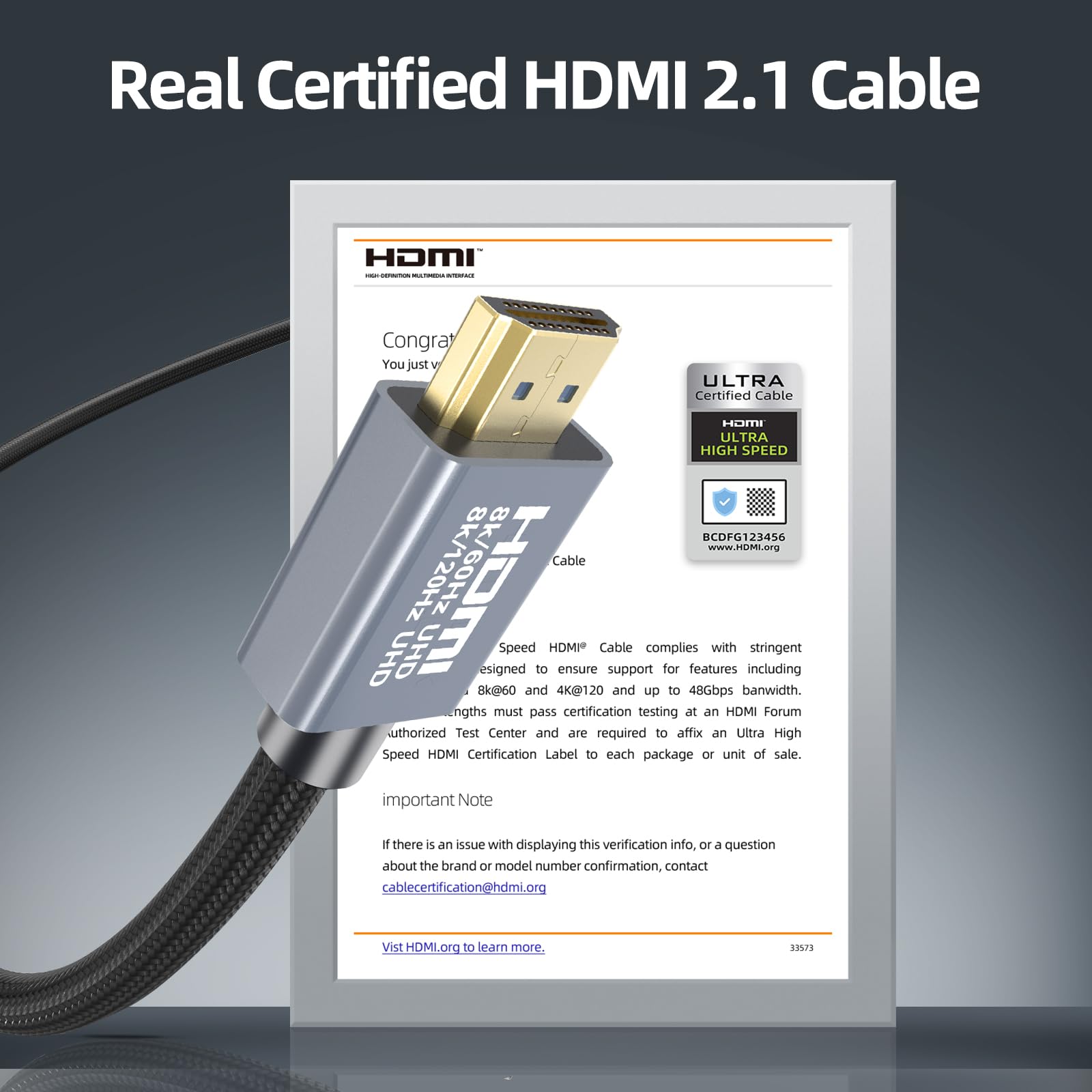 Cavo HDMI 2.1 8K da 0,9 m (confezione da 20), cavo HDMI ad altissima velocità certificato da 48 Gbps, 10K 8K a 60Hz, 4K a 120Hz, HDCP 2.2 e 2.3 eARC HDR 10 Dolby DTS: X, compatibile con PS5/Blu-ray