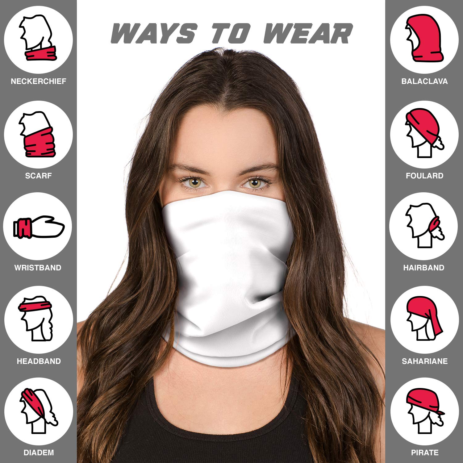 Amazon.com: Sojourner Neck Gaiter, Bandana, Buff (2 Pack) - Face