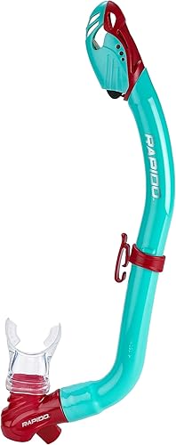 Miniatura 6 de Phantom Aquatics Rapido Boutique Collection Clareza Jr Three Window Kids Combo Máscara de buceo para niños antivaho Jr y snorkel con bolsa de