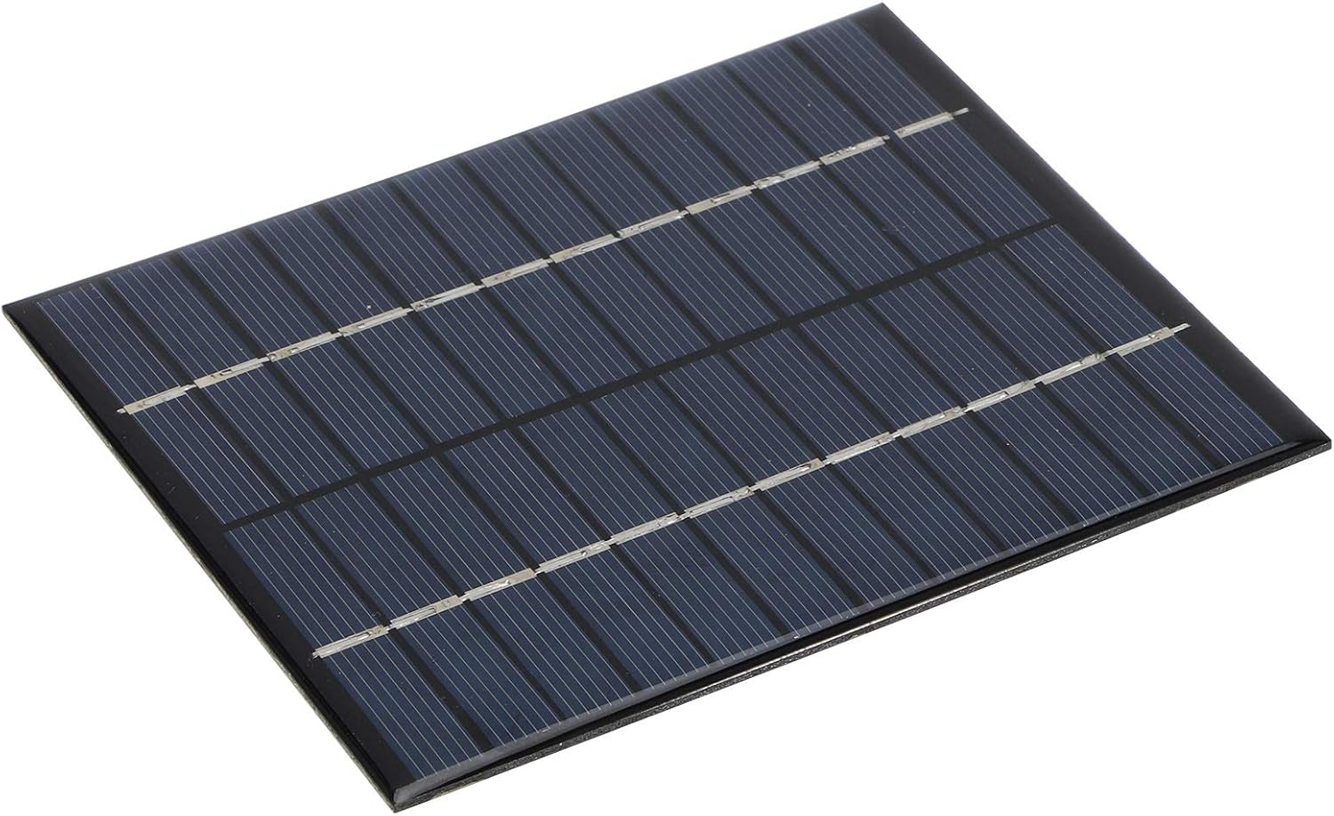 Polycrystalline Solar Panel, High Efficiency 12V 2W Charging Power Module for Garden Lighting Home Projects Polycrystalline Silicon 13.6 x 11cm 1 Pack image 2