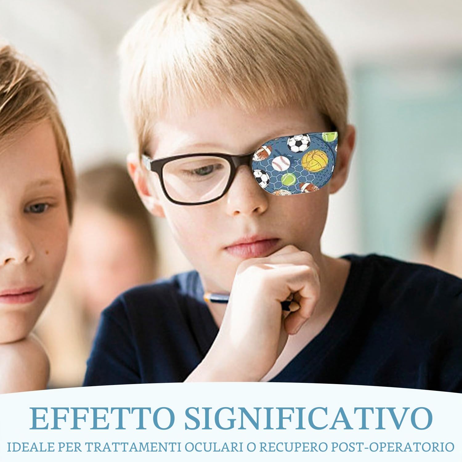 10 Pezzi Bende Oculari, Eye Patch Coprente per Occhio Pigro Ambliopia, Cartoon Eyepatch per Gli Occhiali Trattare Occhio Pigro Amblyopia Strabismus per Gli Occhi Sinistro e Destro