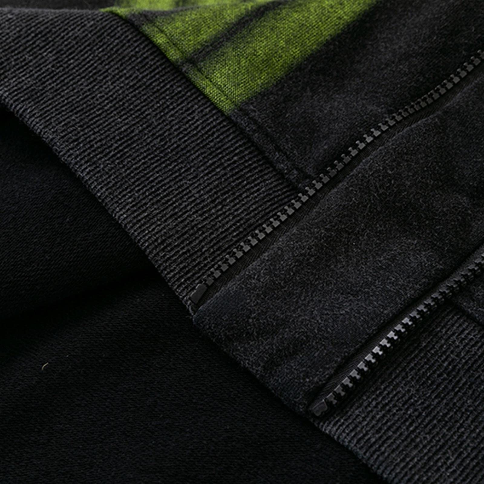 Stampa Lettera Hip Hop Uomo Felpa Felpa Con Cappuccio Autunno Harajuku Punk Gotico Casual Cotone Sciolto Top