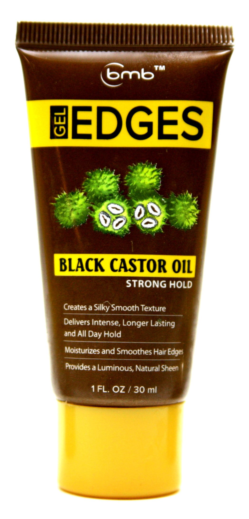 BMBBlack Castor Oil Gel Edges 1oz (ONE PACK)