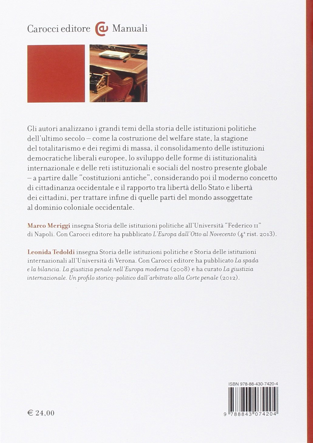 Storia delle istituzioni politiche. Dall'antico regime all'era globale