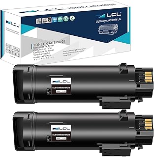 LCL Compatible for Xerox WorkCentre 6515 Phaser 6510 106R03480 106R03476 5500PAGES (2-Pack,Black) Toner Cartridge for Xerox WorkCentre 6515 WorkCentre 6515DN WorkCentre 6515DNI WorkCentre 6515DNM WorkCentre 6515N Phaser 6510 Phaser 6510DN Phaser 6510DNI Phaser 6510DNM Phaser 6510N