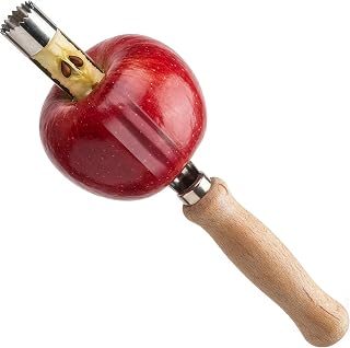 Menz Apfelentkerner - Apfelausstecher mit 8 cm Edelstahl Klinge Ø 1,5 cm, Apfels
