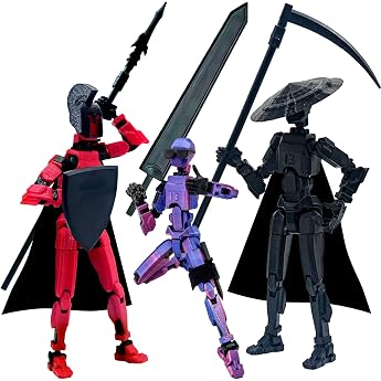 Assembly Completed T13 Action Figure Set 3D Printed Action Figures Dummy 13 Action Figure for Collectors Desktop Decorations