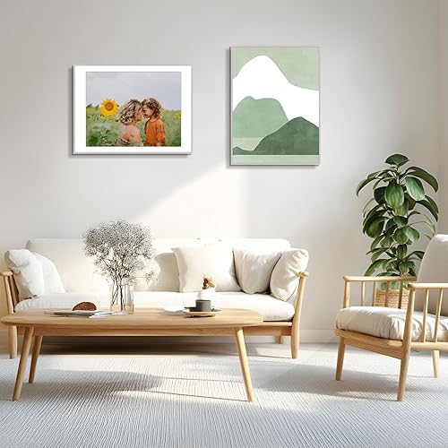 Vista 130 de Golden State Art - Portarretratos de aluminio de 18 x 24 pulgadas - con paspartú para fotos de 16 x 20 pulgadas o sin paspartú para póster de 18 x