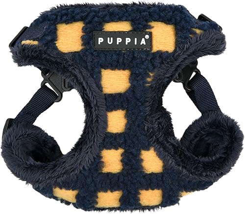 Miniatura 5 de Puppia Stefan Comfort - Arnés para perro con diseño de gofre, ajustable, cuello y pecho para perros pequeños y medianos, coral, talla XL