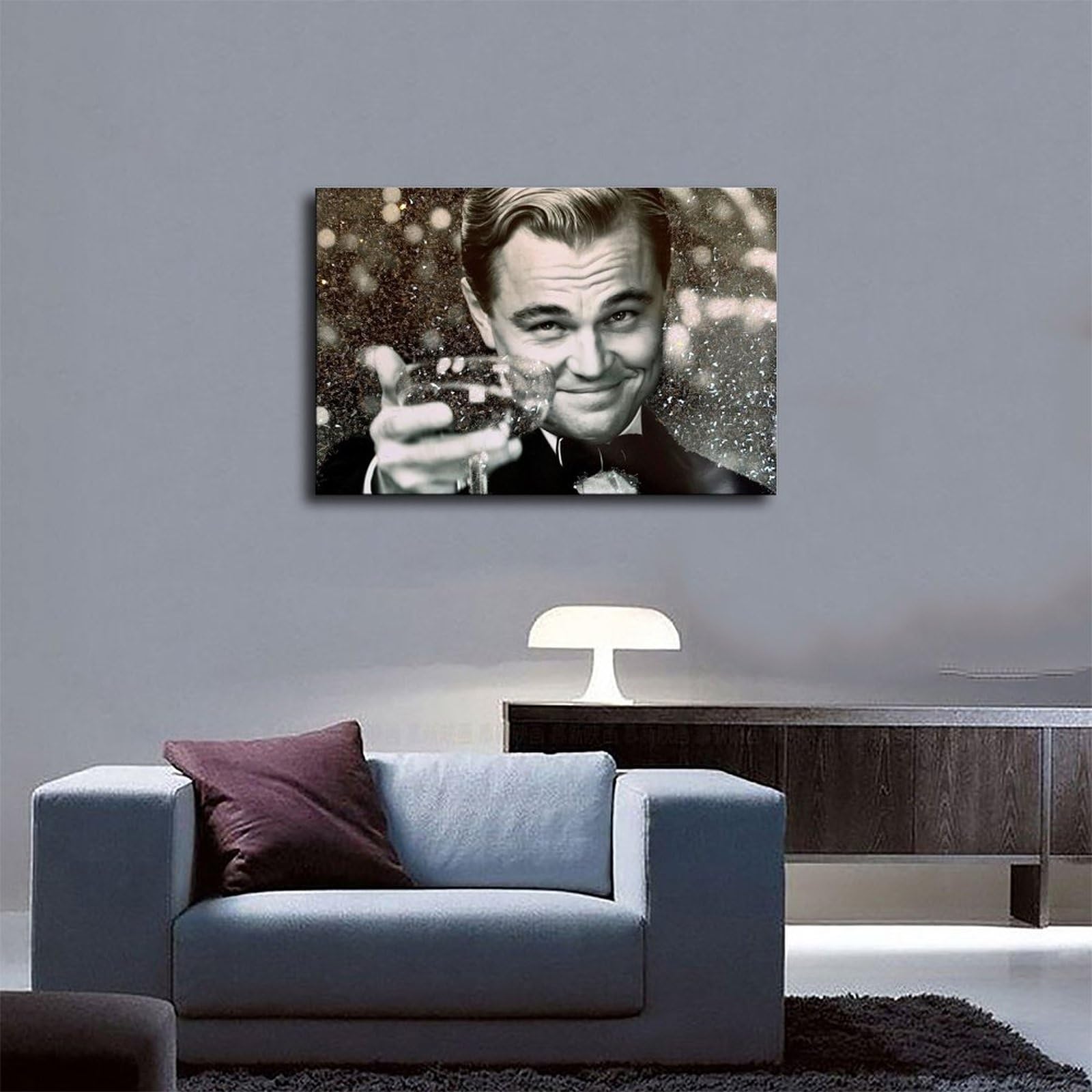 Produktbild von The Departed Poster Retro Classic Movie 6 Leinwand Wand Schlafzimmer Dekor Bild Sport Landschaft Büros Raumdekor Geschenk Ungerahmt