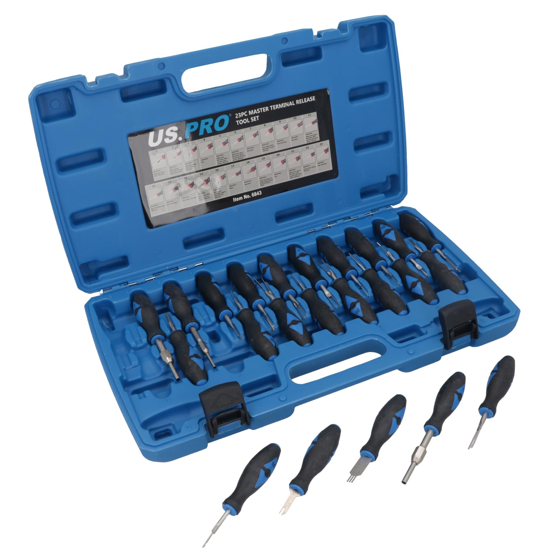 AB Tools-US Pro Uniwersalny zestaw narzędzi do usuwania odłączania, 23 szt