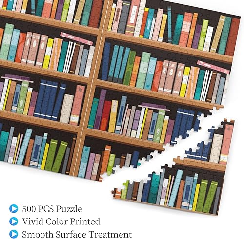 Miniatura 2 de Rompecabezas de 500 piezas de madera para decoración de habitación familiar, regalo para adolescentes y adultos.