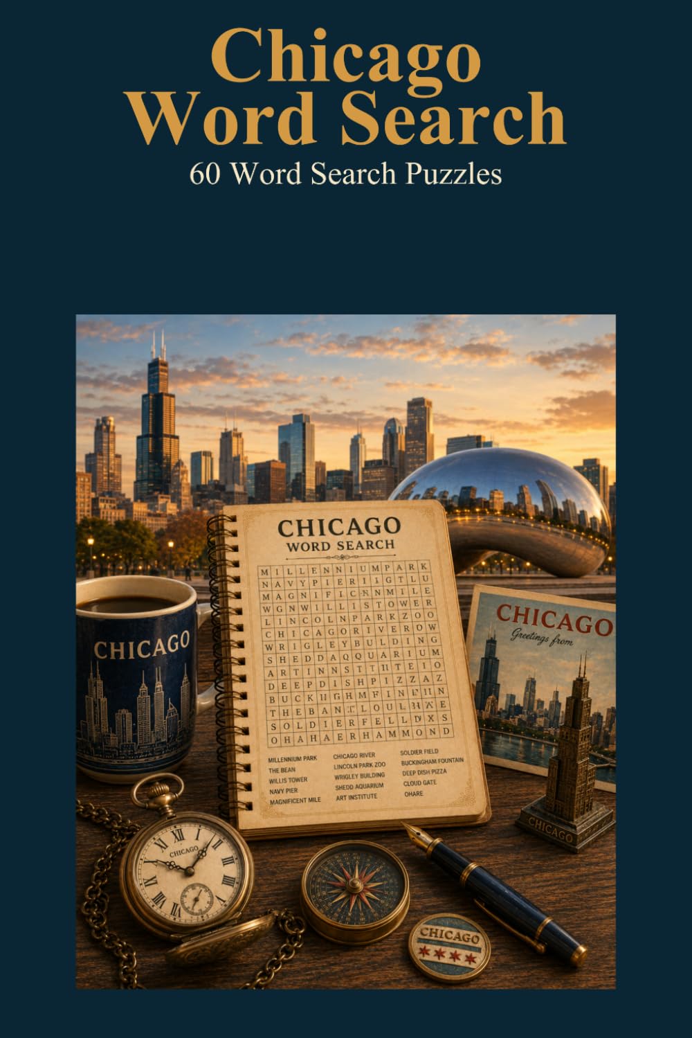 Chicago Word Search 60 Word Search Puzzles
