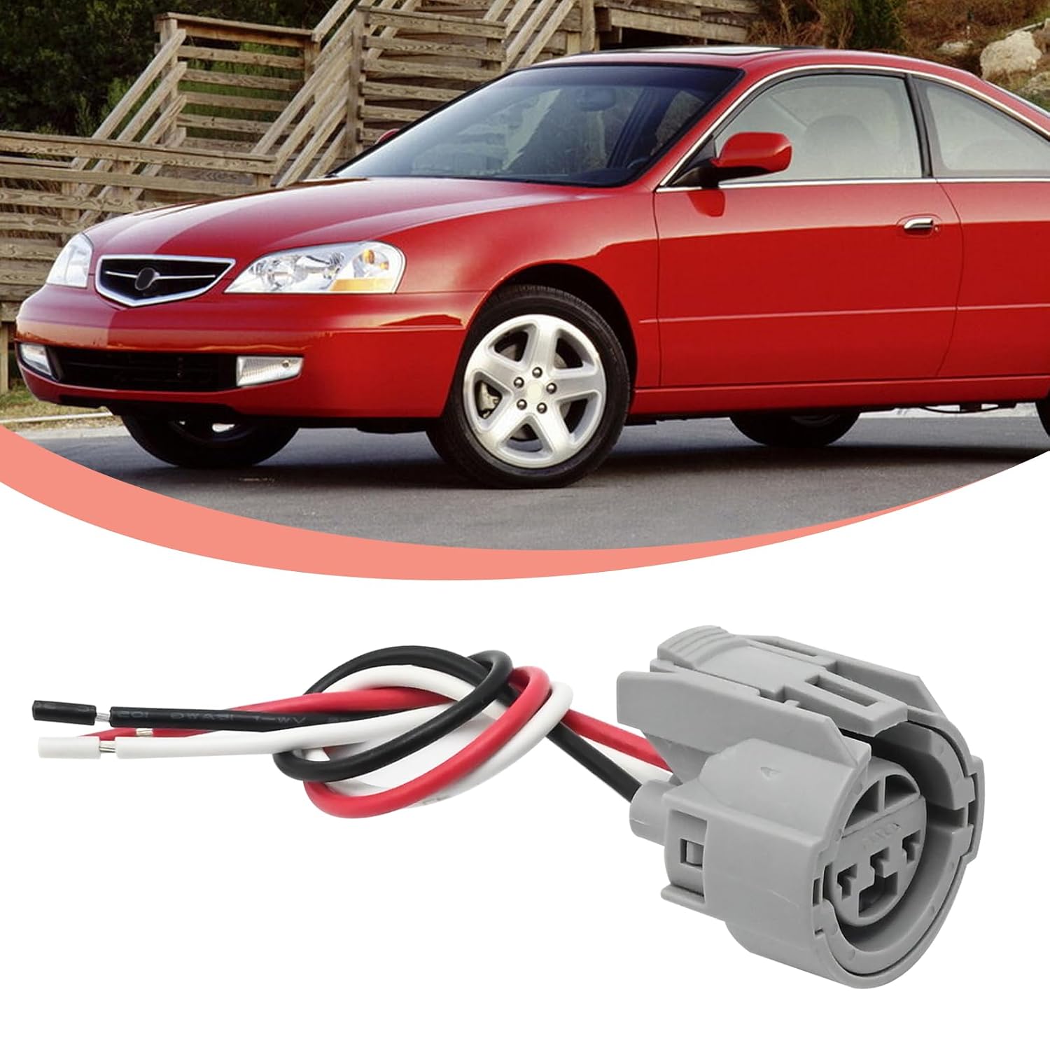 EATAKWARD 911-753 Throttle Position Sensor Connector, Replacement for Acura CL 1997-1999 Integra 1988-2001 MDX 2001-2002 Accord 1990-2002 Civic 1990-2000, Replaces 16400-P06-A11 37825-PAA-A01