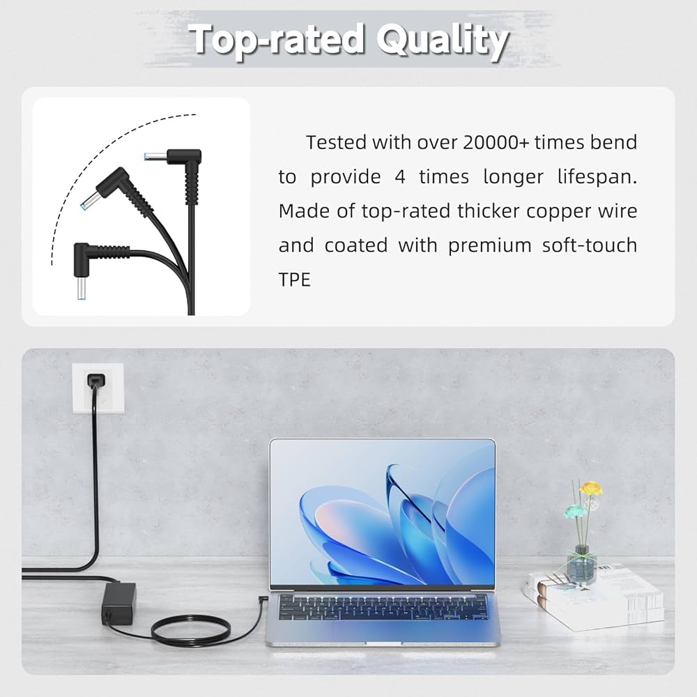 Amazon.com: 45W Charger Compatible with HP Model 14 Laptop