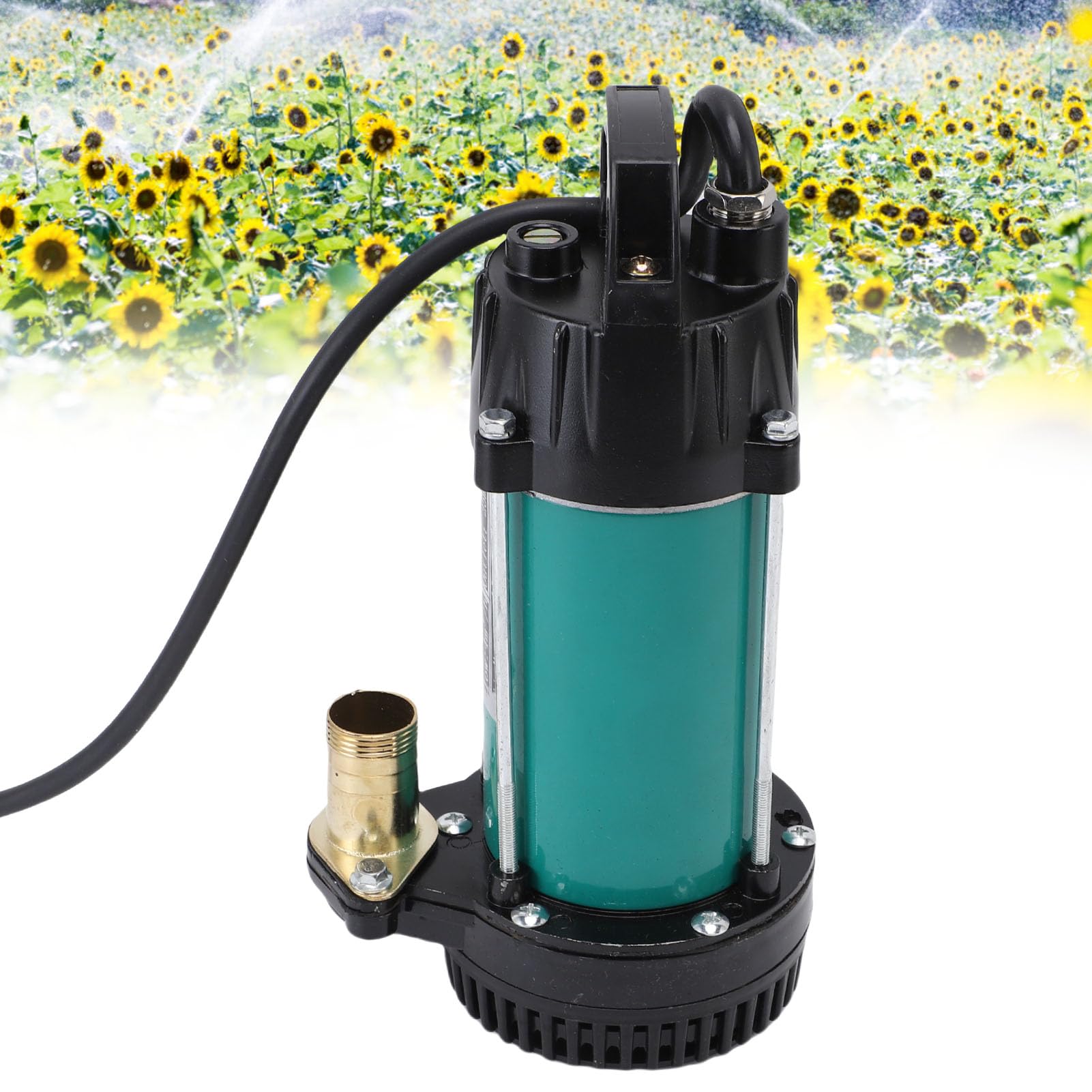 Fabater Pompa Immersione 300 -W con Cavo 2,5 M per Acque Reflue Industriali Agricole in Acciaio Inossidabile (DC24V)