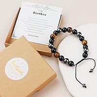 Vista 83 de Sereney Christmas Gifts for Him Son Boys Bonus Dad Father Men Boyfriend Grandson Friend as Triple Protection ID Bracelets Birthday Gifts for 9 10 11