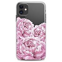 Vista 12 de Funda de poliuretano termoplástico compatible con Apple iPhone 11 2019 modelo 6.1 pulgadas Iph 11 Slim Fit Ramos Hojas Flores Niñas Impresión
