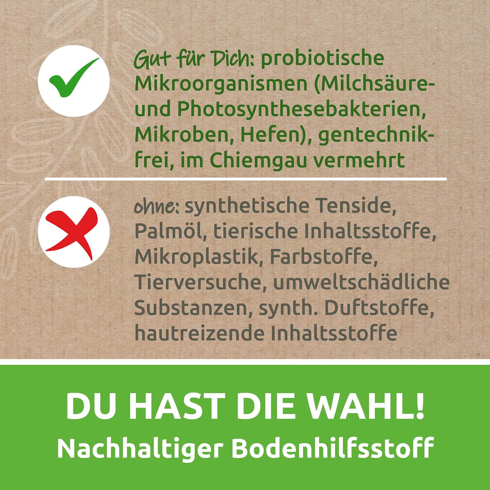 EM-Chiemgau Effektive Mikroorganismen EM-aktiv Bodenaktivator Wurzelaktivator [Anwendungsfertig] Flüssiger Kompostbeschleuniger & Bodenhilfsstoff für Pflanzen, Obst & Gemüse - 5 L