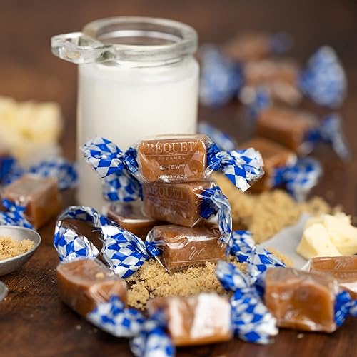 Miniatura 10 de Béquet Caramelo  Chocolat A L'Orange  Caramelo envuelto individualmente  Hecho en Montana  Kosher (Estrella D) y sin gluten  Bolsa resellable de 24