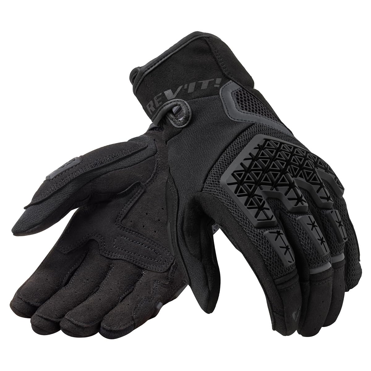 REV'IT! Revit Mangrove Guanti Moto, nero, M